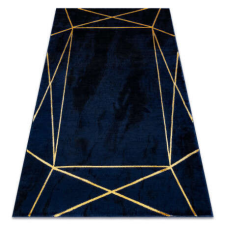 GLAMOUR Kizárólagos EMERALD szőnyeg 1022 glamour, elegáns geometriai sötétkék / arany 120x170 cm lakástextília