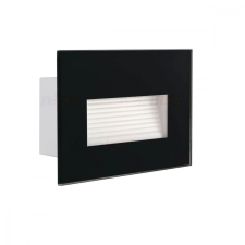 GLASI LED kültéri homlokzati kerti lámpa 3W 4000K IP44 süllyesztett fekete kanlux világítás