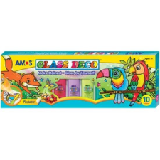  Glass Deco üvegfesték készlet kreatív és készségfejlesztő