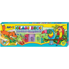  Glass Deco üvegfesték készlet kreatív és készségfejlesztő