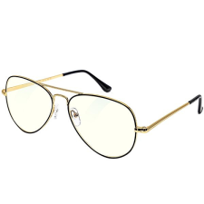 GLASSA Blue Light Blocking Glasses PCG 09, +0,00, piros-arany szemüvegkeret