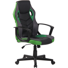  Glendale sportos irodai forgószék gamer szék fekete-zöld forgószék