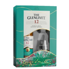  Glenlivet 12 years 0,7 40% pdd.+ 2 pohár whisky