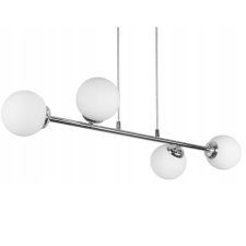 Glimex opál üveg gömb / golyó függőlámpa 4xE27 LISZ Chrome (GLIS0064) világítás