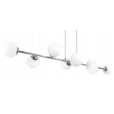 Glimex opál üveg gömb / golyó függőlámpa 8xE27 LISZ Chrome (GLIS0066) világítás