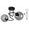 Glimex Orb mennyezeti lámpa szürke 2x E27 + ajándék LED izzó