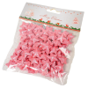  Glitteres polisztirol csillag rózsaszín 2cm