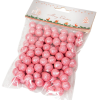  Glitteres polisztirol golyó rózsaszín 1cm kb.10-15gramm