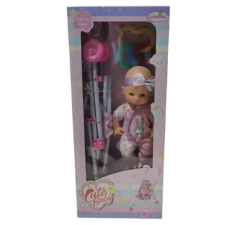 Global Express Far East Ltd. Játékbaba összecsukható babakocsival - 25 cm baba