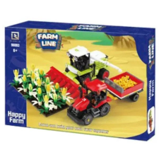 Global Express Far East Ltd. Kukorica kombájn műanyag építőjáték barkácsolás, építés