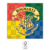 Global Licence Srl 20db 2 rétegű papírszalvéta 33x33cm HARRY POTTER HOGWARTS HOUSES
