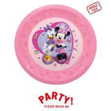 Global Licence Srl 4db újrafelhasználható partitányér 21cm ΜΙΝΝΙΕ JUNIOR DISNEY party kellék