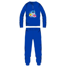 Global Licence Srl Baby Shark téli pamut gyerek pizsama - interlock pizsama - középkék - 116 gyerek hálóing, pizsama