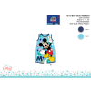 Global Licence Srl Disney Mickey egér nyári ujjatlan baba rugdalózó - világoskék-sötétkék - 0-1 hónapos babának