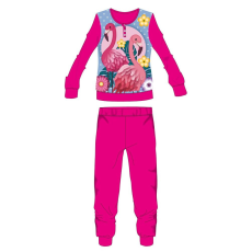 Global Licence Srl Flamingó polár pizsama - téli vastag gyerek pizsama - pink - 116