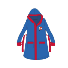 Global Licence Srl Pókember kapucnis pamut köntös gyerekeknek - középkék - 110-116 gyerek köntös