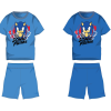 Global Licence Srl Sonic pamut nyári együttes - póló-rövidnadrág szett - középkék -