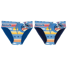 Global Licence Srl Stitch kisfiú fürdő alsó - középkék - 128 gyerek fürdőruha