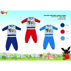 Global Licence Srl Téli vastag pamut baba pizsama - flanel pizsama - Bing nyuszi - sötétkék - 80