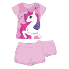 Global Licence Srl Unikornis pamut nyári együttes - póló-rövidnadrág szett - - gyerek ruha szett