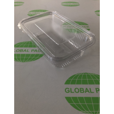 Globál Pack Egybefedeles doboz víztiszta 750 ml PET papírárú, csomagoló és tárolóeszköz