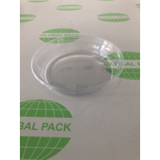 Globál Pack Kerek doboz átlátszó 250 ml PVC papírárú, csomagoló és tárolóeszköz