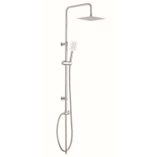 Global Viva Viva Zen Inox Zuhanyrendszer - Esőztető & Kézizuhany - 20x20cm fürdőkellék
