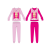 GlobalLicense Barbie téli vastag pamut pizsama kislányoknak - flanel - pink - 110