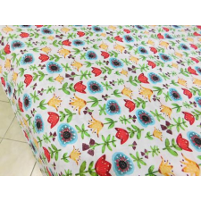 Globaltex Színes tulipános pamutvászon terítő 140x165cm lakástextília