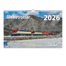  Globetrotter 2026 naptár, kalendárium