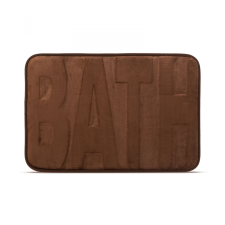 Globiz Fürdőszobai kilépőszőnyeg - "BATH" - barna - 60 x 40 cm fürdőszoba kiegészítő