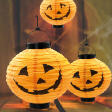 Globiz Halloween-i szolár lampion - tök - ⌀20 cm kültéri világítás