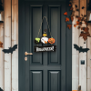Globiz international Halloween-i dekor fából - manó - akasztható - 24 x 15 cm