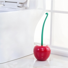 Globiz International Kft. Cseresznye alakú WC kefe tartóval - piros takarító és háztartási eszköz