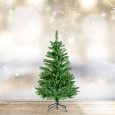 Globiz International Kft. Műfenyő - 120 cm - Nordmann - PVC - sötétzöld (56486C) karácsonyi dekoráció