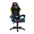 Globiz international RGB LED-es gamer szék - karfával, párnával - fekete