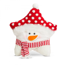 Globiz Karácsonyi 3D díszpárna - hóember lakástextília