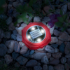 Globiz LED-es leszúrható szolár lámpa - piros - hidegfehér - 11,5 x 2,3 cm