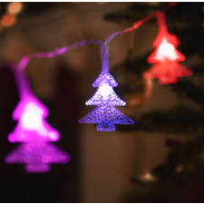 Globiz LED fényfüzér - színes fenyőfa - 20 LED - 2,3 méter - 3 x AA kültéri izzósor