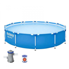 Globiz Merevfalú medence vízforgatós szűrővel - 366 x 76 cm - 6473 liter medence