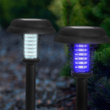 Globiz Szolár UV rovarcsapda + lámpa funkció - leszúrótüskével, fekete elektromos állatriasztó
