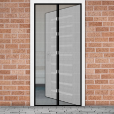 Globiz Szúnyogháló függöny ajtóra - fekete szúnyogháló