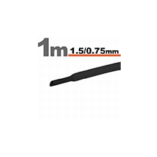 Globiz Zsugorcső (1.5 mm - 0.75 mm) - fekete villanyszerelés