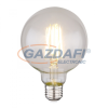 GLOBO 11526D LED Fényforrás átlátszó üveg búrával, Globe kivitelben. Fényerő-szabályozható. Ø:95, H:140, inkl. 1xE27 LED 7W 230V, 700lm, 2700K