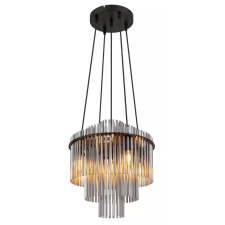 GLOBO 15698H2 GORLEY függeszték 40W 230V IP20 5xE14 fekete d=400 mm világítás