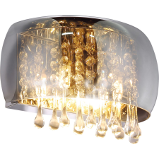 GLOBO 15809W Kalla Fali Lámpa - 2x G9, Fém, Füst, Átlátszó (15809W) világítás