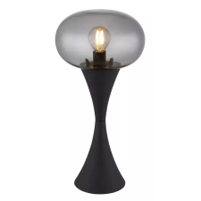 GLOBO 21027S LULA asztali lámpa 25W 230V IP20 1xE14 fekete d=180 mm világítás