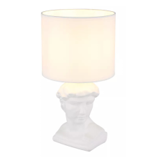 GLOBO 21732W HERMES asztali lámpa 40W 230V IP20 1xE14 fehér d=175 mm világítás