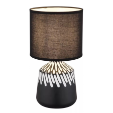 GLOBO 21733S RELA asztali lámpa 40W 230V IP20 1xE14 fekete d=175 mm világítás