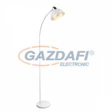 GLOBO 24703SW ANITA Állólámpa , 40W , E27 , fémfehér, króm, ezüst világítás